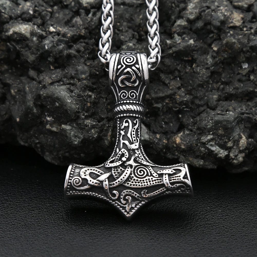 Thur Rune Collier marteau de Thor Runes | Bijou Nordique Puissant et Intemporel