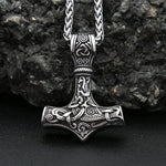 Collier marteau de Thor Runes - Vignette | Médiéfan