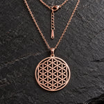 Collier Médaillon Fleur de Vie Classique - Vignette | Médiéfan