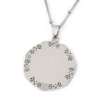 Collier Médaillon Pentagramme Tétragrammaton à 7 Strass - Vignette | Médiéfan