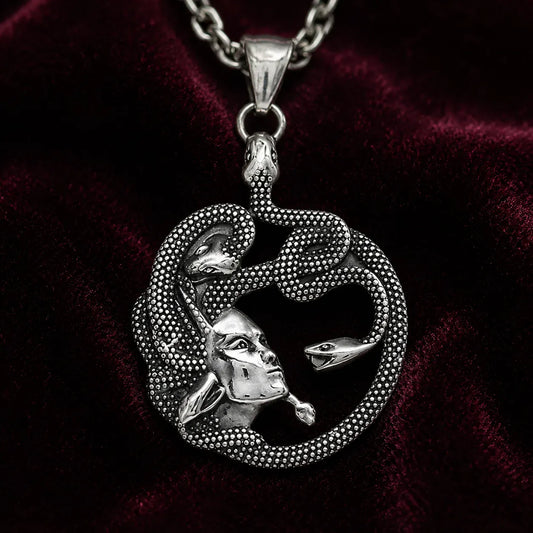 Collier Méduse aux Serpents