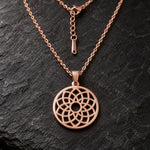 Collier Mini Rosace Fleur de Vie - Vignette | Médiéfan