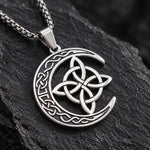 Collier Nœud de Sorcière et Croissant de Lune - Vignette | Médiéfan