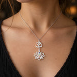 Collier Om et Yogi en Lotus 7 Chakras - Vignette | Médiéfan