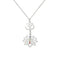 Collier Om et Yogi en Lotus 7 Chakras Argenté
