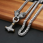 Collier Mjölnir & Loups d'Odin - Vignette | Médiéfan
