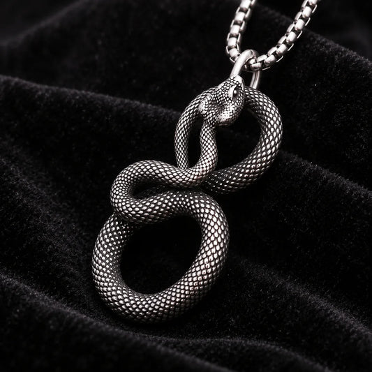 Collier Serpent en Boucle