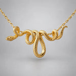 Collier Serpent Enroulé sur la Chaîne - Vignette | Médiéfan