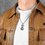 Collier Serpent Infini Ciselé - Vignette | Médiéfan