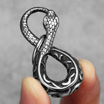 Collier Serpent Infini Ciselé - Vignette | Médiéfan
