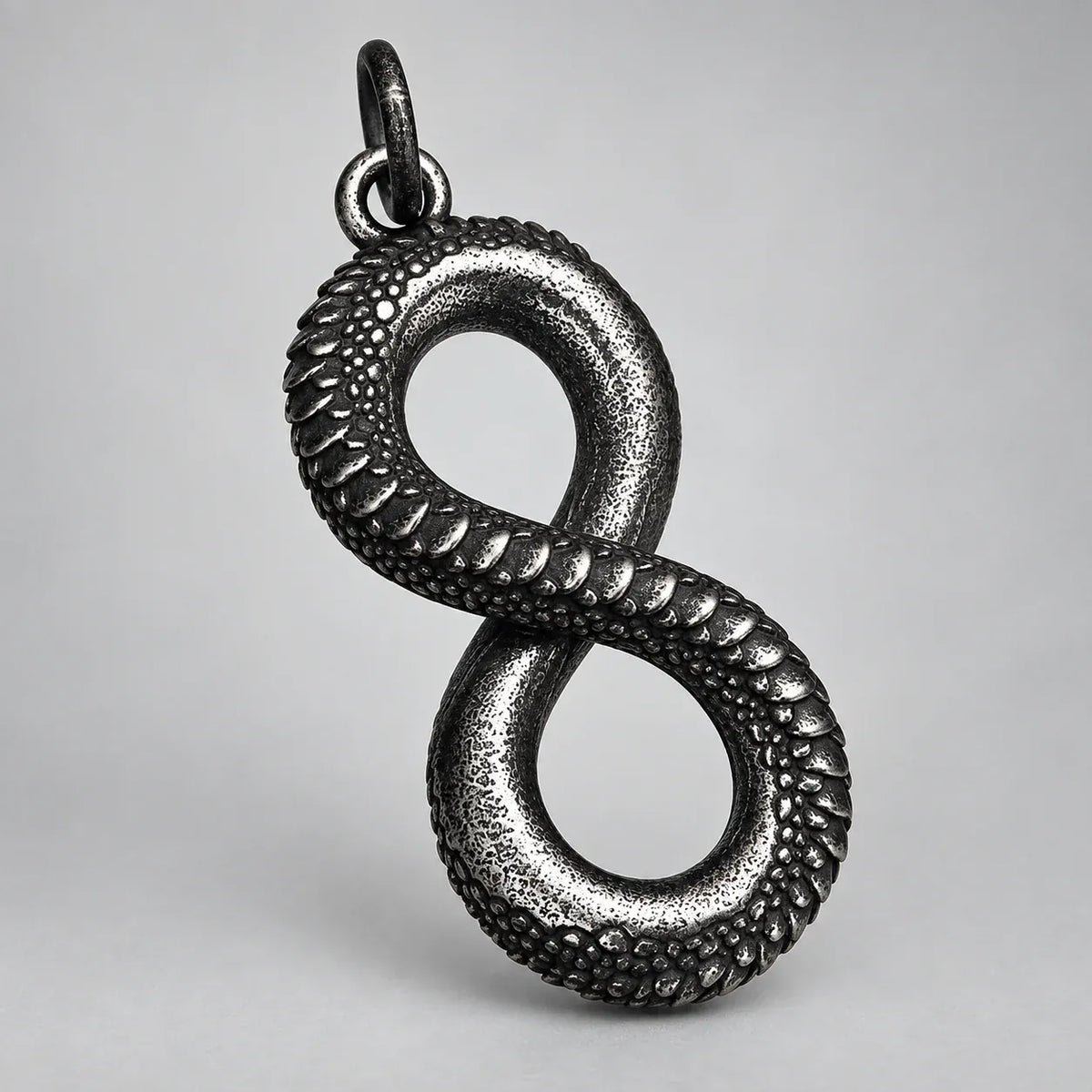 Collier Serpent Infini Massif Pendentif seul