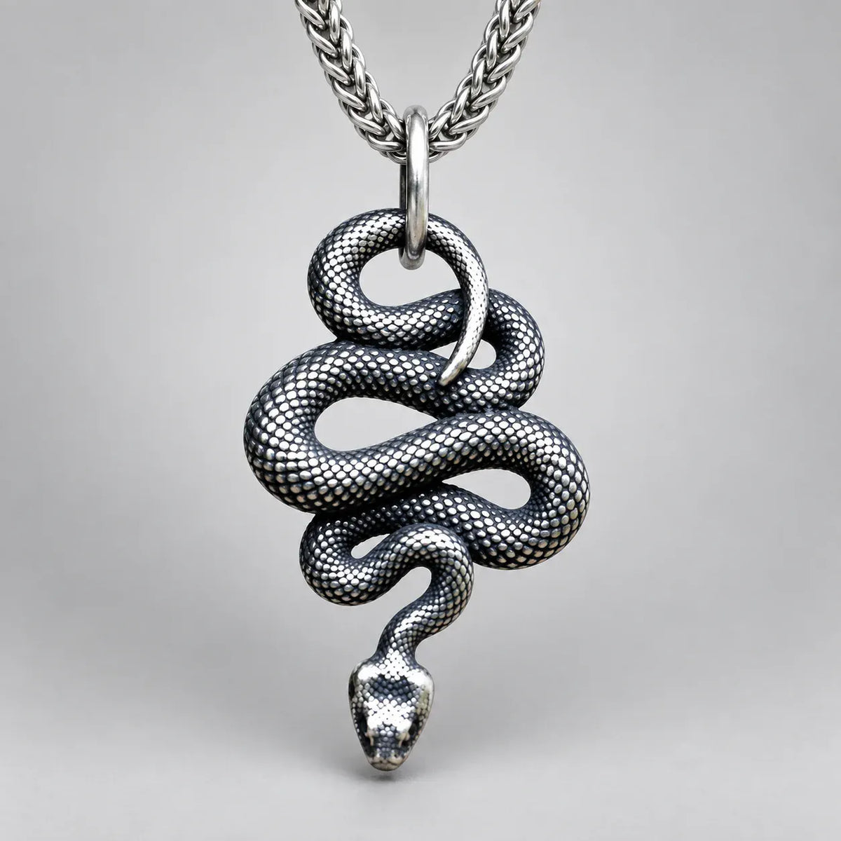 Collier Serpent Ondoyant Chaîne palmier