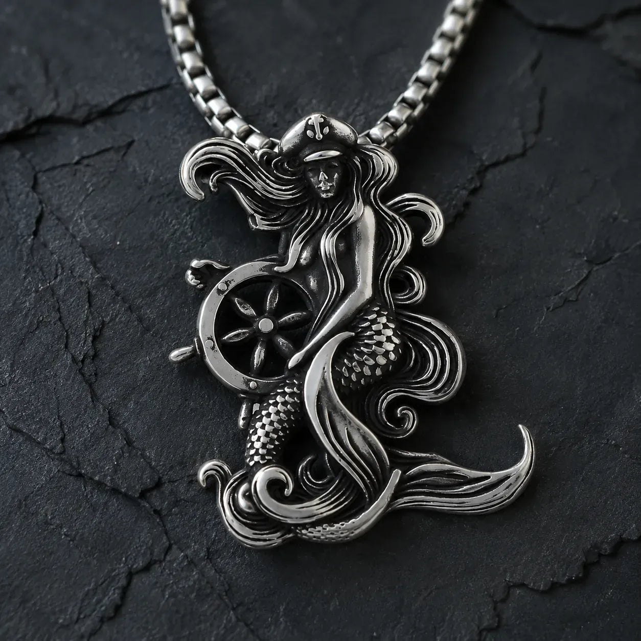 Collier Sirène & Gouvernail