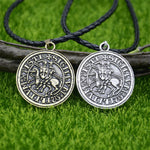 Collier templier pendentif sceau des cavaliers « Sigillum Militum » - Vignette | Médiéfan