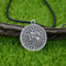 Collier templier pendentif sceau des cavaliers « Sigillum Militum » Chaîne en coton argentée