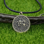 Collier templier pendentif sceau des cavaliers « Sigillum Militum » - Vignette | Médiéfan
