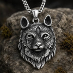 Collier Tête de Loup Nordique - Vignette | Médiéfan