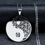 Collier Yin-Yang Fleur de Vie - Vignette | Médiéfan