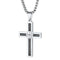 Colliers de la présidence du templier en acier inoxydable U7 pour hommes, étiquette de bouclier croisé de chevalier, amulette en relief 3D, symboles, chrétien, unisexe, cadeau de bijoux g