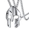 Colliers de la présidence du templier en acier inoxydable U7 pour hommes, étiquette de bouclier croisé de chevalier, amulette en relief 3D, symboles, chrétien, unisexe, cadeau de bijoux Knight helmet Steel