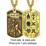 Collier plaque militaire chevalier templier - Vignette | Médiéfan