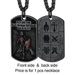 Collier plaque militaire chevalier templier - Vignette | Médiéfan