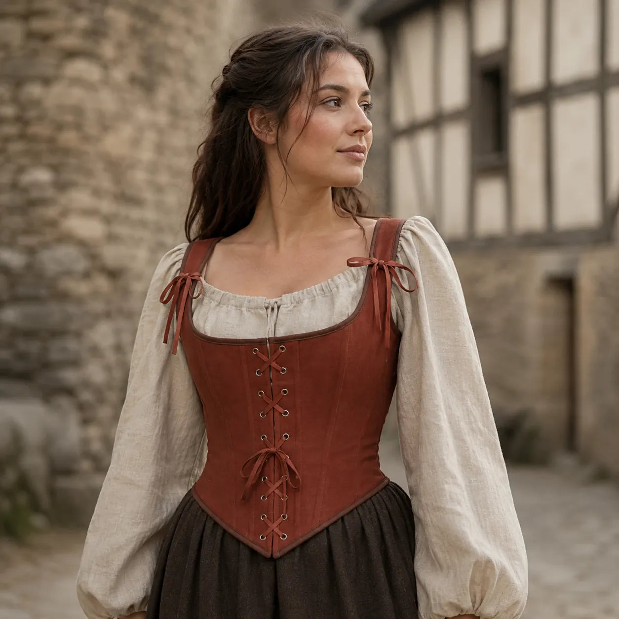 Corset Médiéval à Laçage