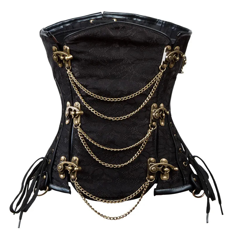 Corset Steampunk à Chaînes