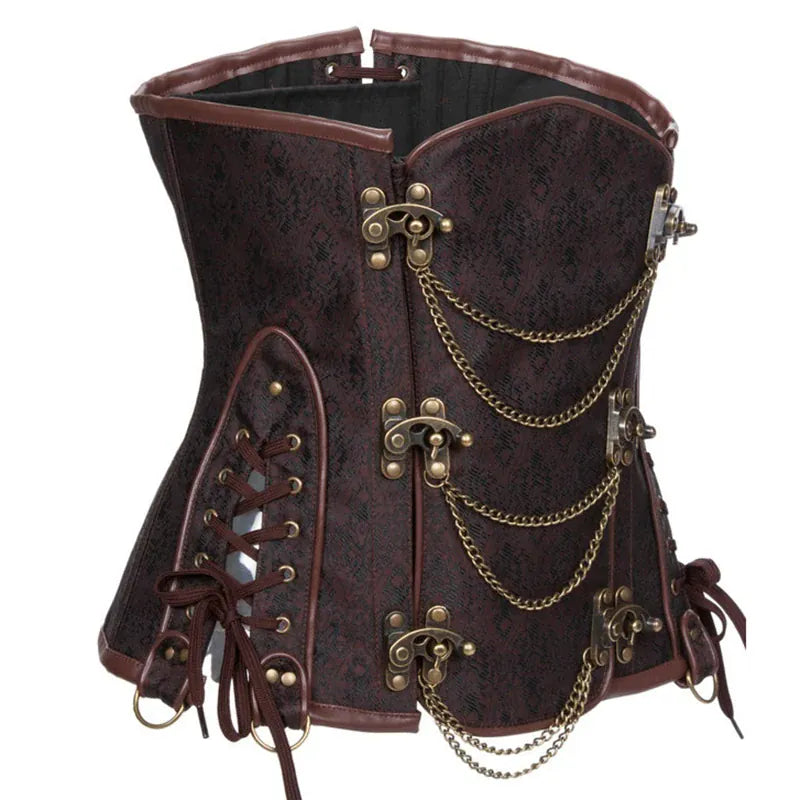 Corset Steampunk à Chaînes