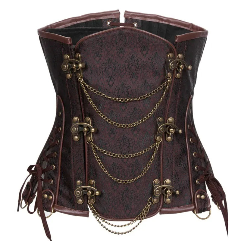 Corset Steampunk à Chaînes