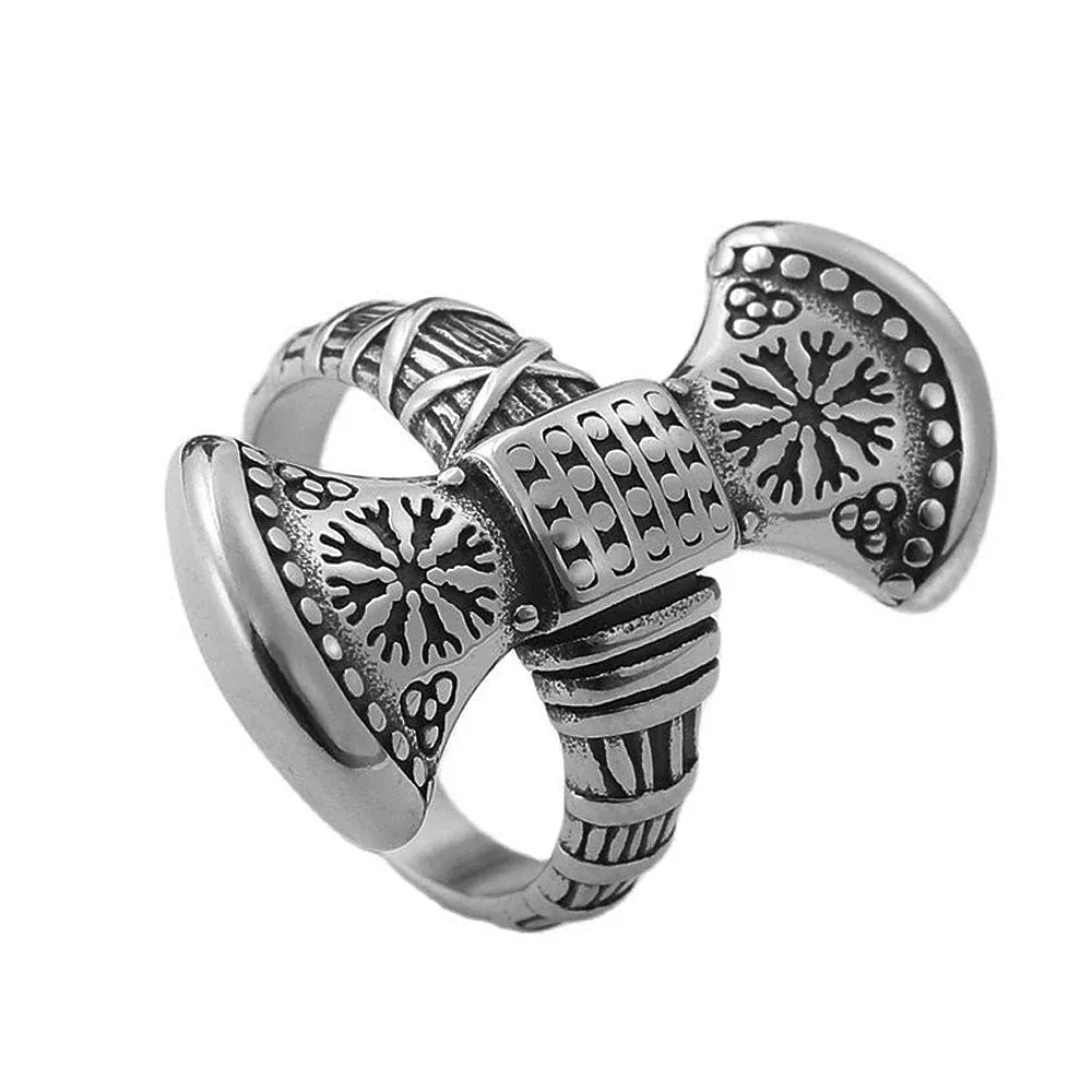 Egyptian Stainless Steel Ankh Finger Rings For Men Women Punk Hip Hop Cross Ring Fashion Jewelry Accessories Gifts Dropshipping Style B4 / 7