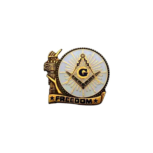 Épingles à revers multi- maçonniques gratuites et acceptées, boussole templier et broche carrée, Badges cadeaux avec pochette papillon 1