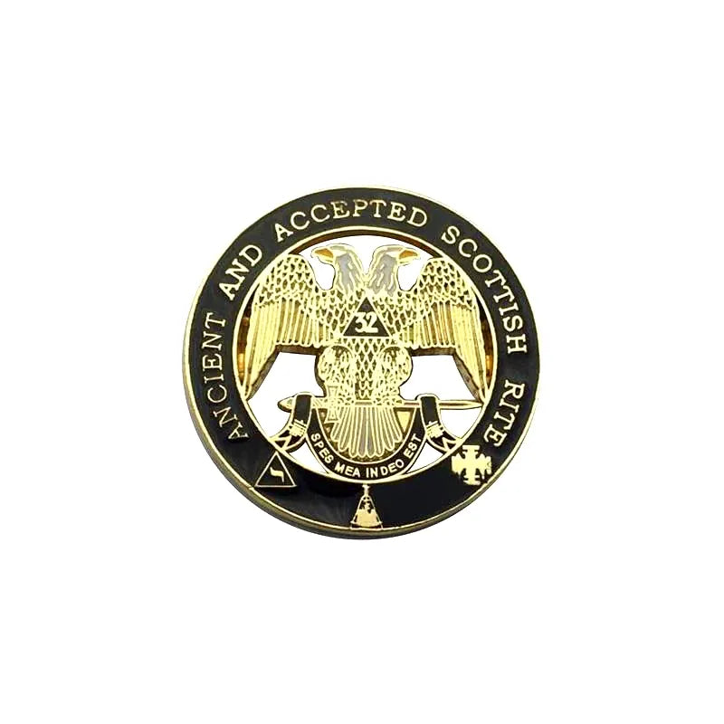 Épingles à revers multi- maçonniques gratuites et acceptées, boussole templier et broche carrée, Badges cadeaux avec pochette papillon 10
