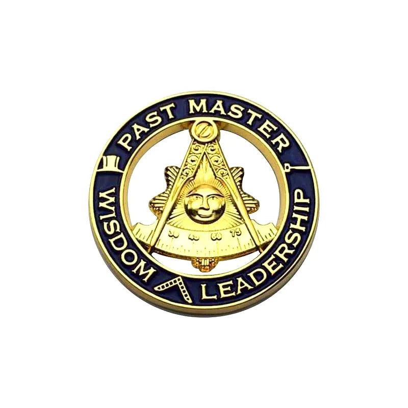 Épingles à revers multi- maçonniques gratuites et acceptées, boussole templier et broche carrée, Badges cadeaux avec pochette papillon 11