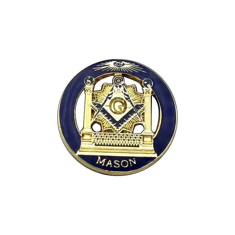 Épingles à revers multi- maçonniques gratuites et acceptées, boussole templier et broche carrée, Badges cadeaux avec pochette papillon 12