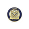 Épingles à revers multi- maçonniques gratuites et acceptées, boussole templier et broche carrée, Badges cadeaux avec pochette papillon 12