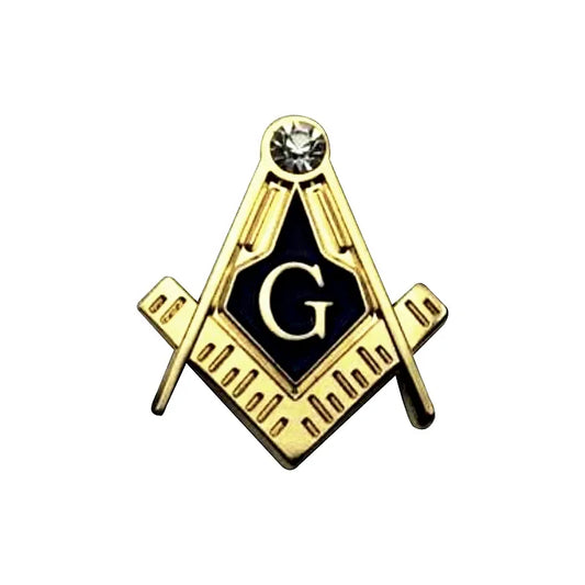 Épingles à revers multi- maçonniques gratuites et acceptées, boussole templier et broche carrée, Badges cadeaux avec pochette papillon 19