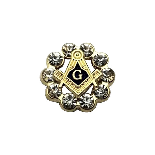Épingles à revers multi- maçonniques gratuites et acceptées, boussole templier et broche carrée, Badges cadeaux avec pochette papillon 5