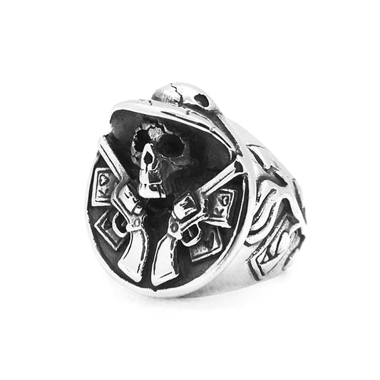 Fashion Simple 316L Stainless Steel Link Chain Rings For Men Women Punk Hip Hop Personality Retro Ring Party Biker Jewelry Gifts Style L5 / China Mainland / 7