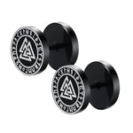 Faux Plugs Valknut Noir - Vignette | Médiéfan