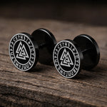 Faux Plugs Valknut Noir - Vignette | Médiéfan