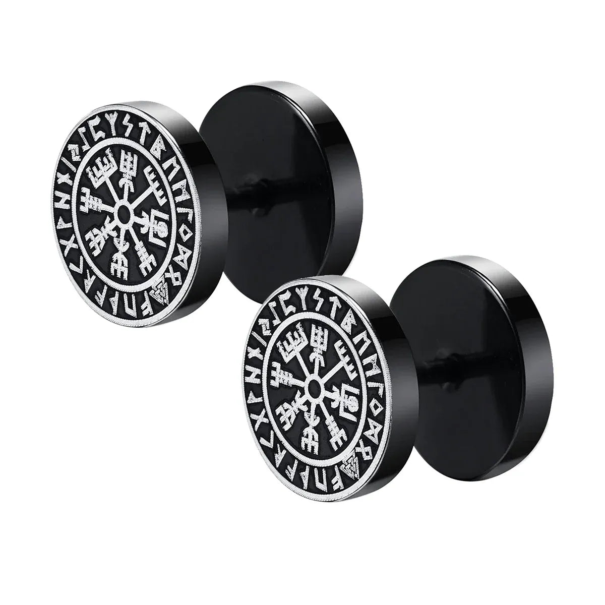 Faux Plugs Vegvisir Noir