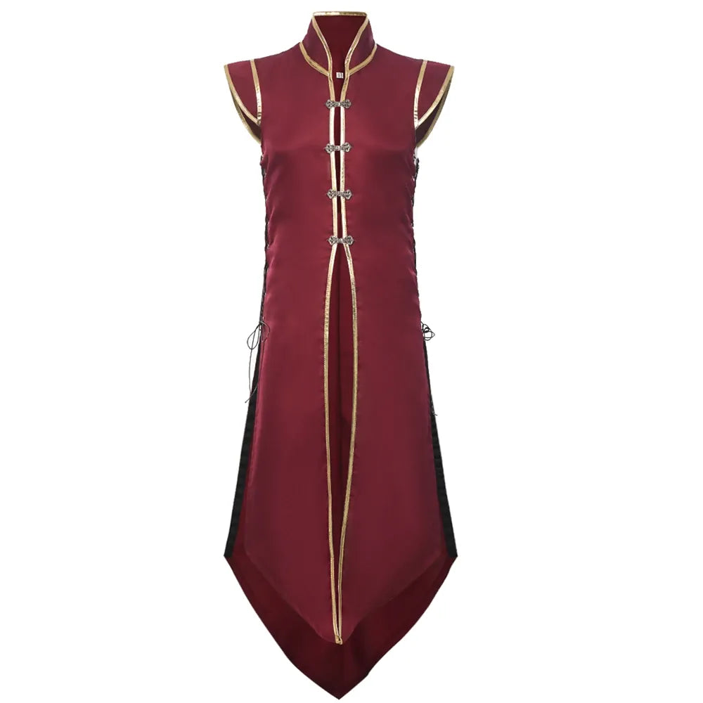 Gilet Long de Noble Bordeaux — coupe homme / M