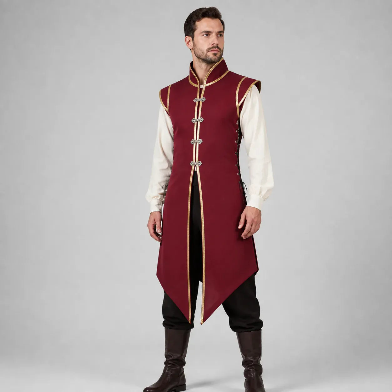 Gilet Long de Noble Bordeaux / Homme / M