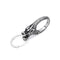 Gothic Vintage 316L Stainless Steel Skull Keychain Hip Hop Biker Animal Keychains Fashion Charm Key Chain Rings Jewelry Gifts Style H