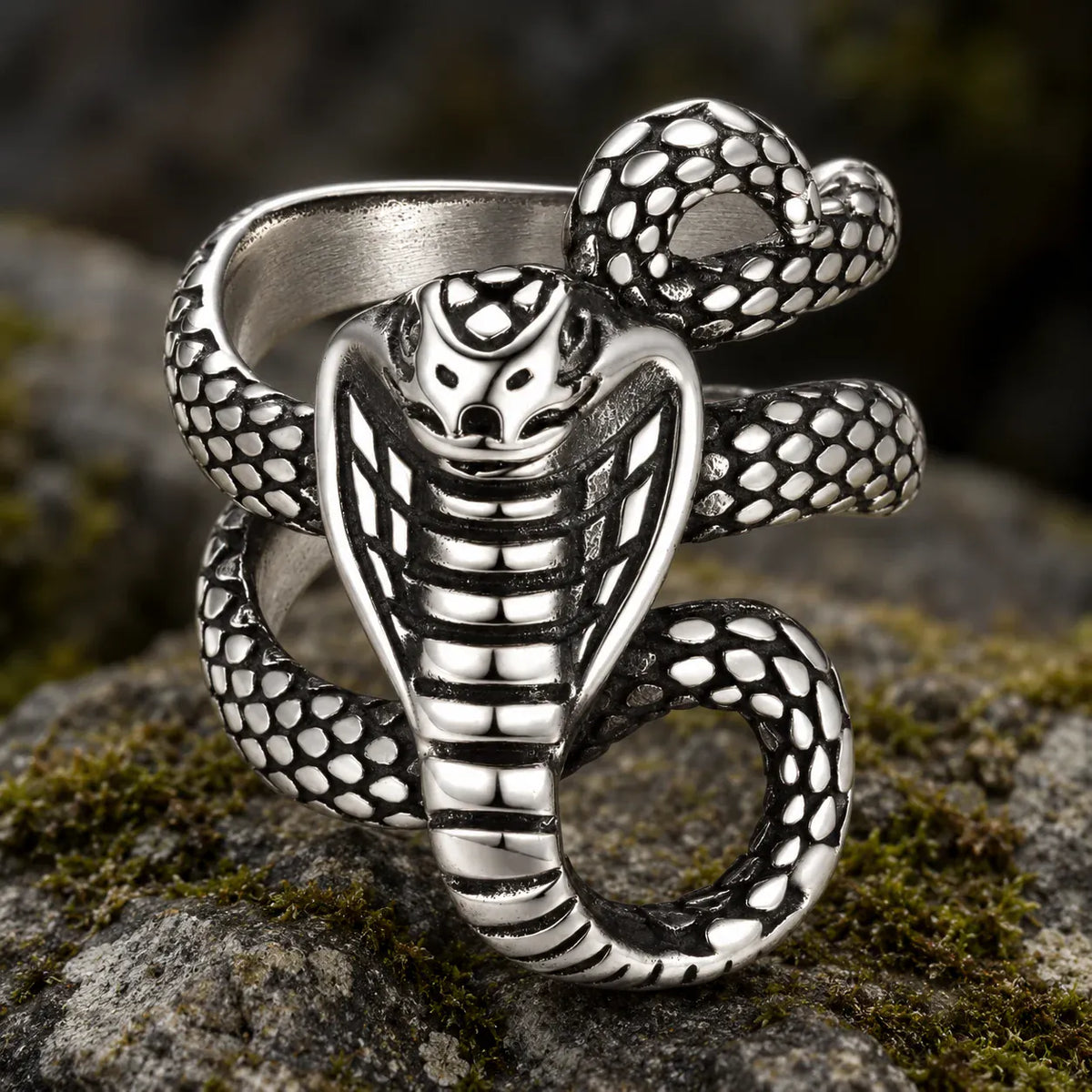 Bague Cobra Royal Enroulé