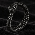 Bague Ouroboros Écaillé - Vignette | Médiéfan