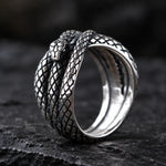 Bague Serpent Triple Enroulement - Vignette | Médiéfan