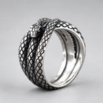 Bague Serpent Triple Enroulement - Vignette | Médiéfan