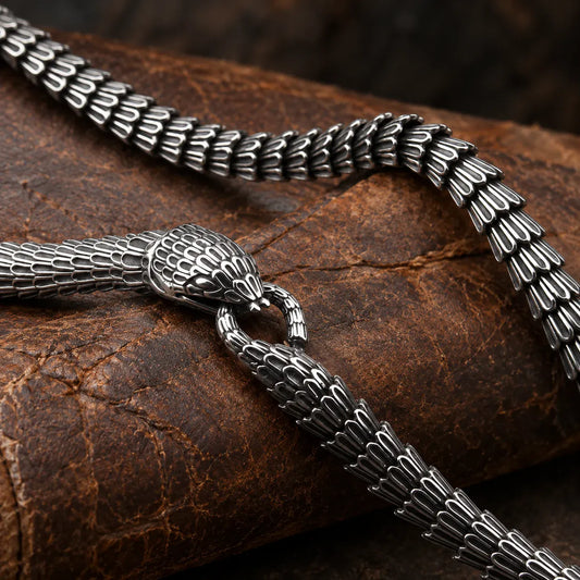 Collier Serpent Articulé